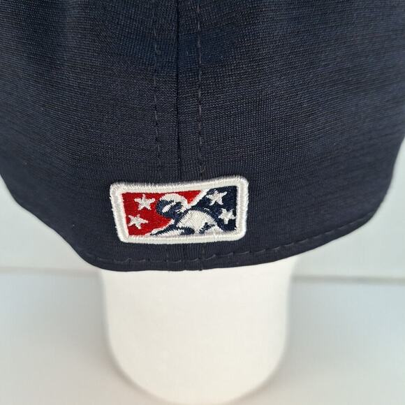 Rome Braves Hat Cap Navy Blue Fitted S/M New Era 39Thirty MiLB Baseball - Picture 5 of 8